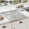 Tagliere da Cucina in Acciaio Inossidabile Antiruggine Resistente alla Muffa Per Cottura Impasto e Preparazione Quotidiana Cibo