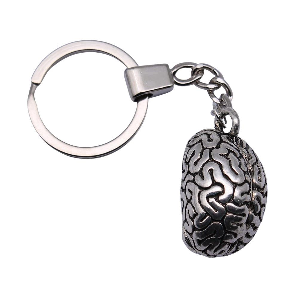 Minimalist Tags Heart Keychain Text Love Theme Key Ring 30mm Ring
