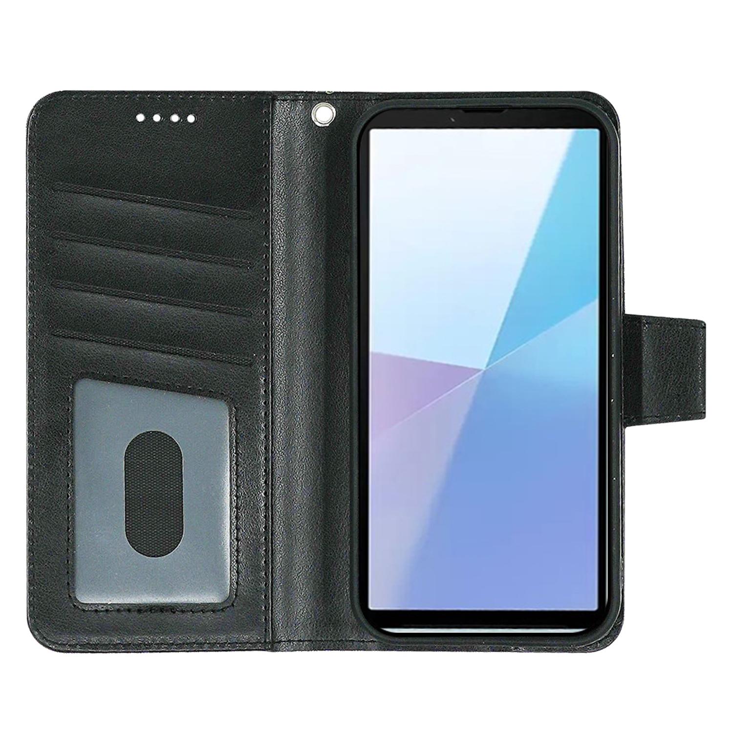 

For Sony Xperia 10 VI Case Stand Card Holder Wallet Leather Phone Cover Rose Gold