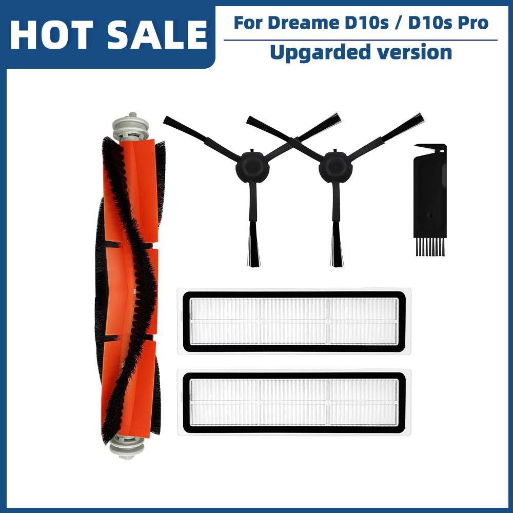 For Dreame Bot D10s / D10s Pro Robot Vacuum Cleaner Roller Main Side Brush Hepa Filter Mop Pad Spare Parts Accessories