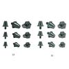12Pcs Football Boot Spikes Soccer Stud Replacement Football Cleats Stud Soccer Boot Cleats Track Shoes Accessories