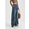 Women's American Retro High Waist Wide Leg Jeans - Spring/Autumn Edition