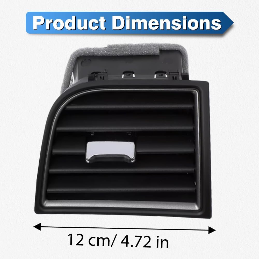 Riloer Air Vent Louvre Assembly, Dashboard Air Conditioning Outlet, Replaces FB5Z-19893-CF-B, FB5Z-19893-BB-B, Compatible with Ford Explorer