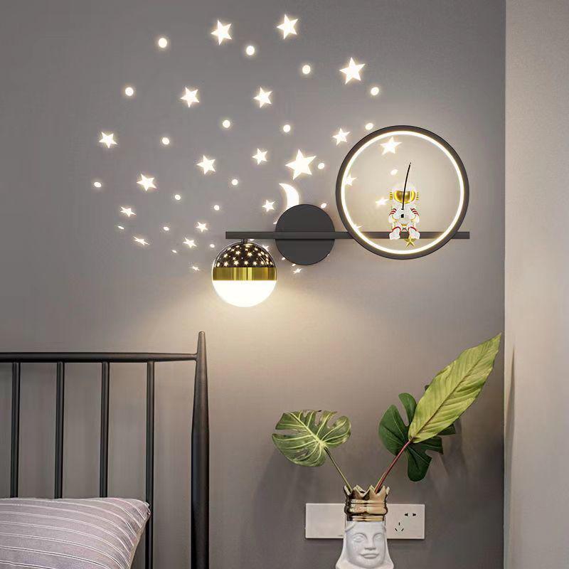 Nordic Deer Head Wall Lamp: Modern Minimalist Light for Bedroom, Corridor, Stair, or Living Room