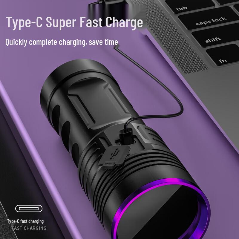SHENYU 100W 365nm UV Wiederaufladbare Taschenlampe