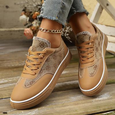 Modne Vintage Haftowane Damskie Trampki Markowy Design Wygodne Codzienne Buty Kobieta Płaskie Obcasy Sznurowane Trampki do Chodzenia Duże Rozmiary