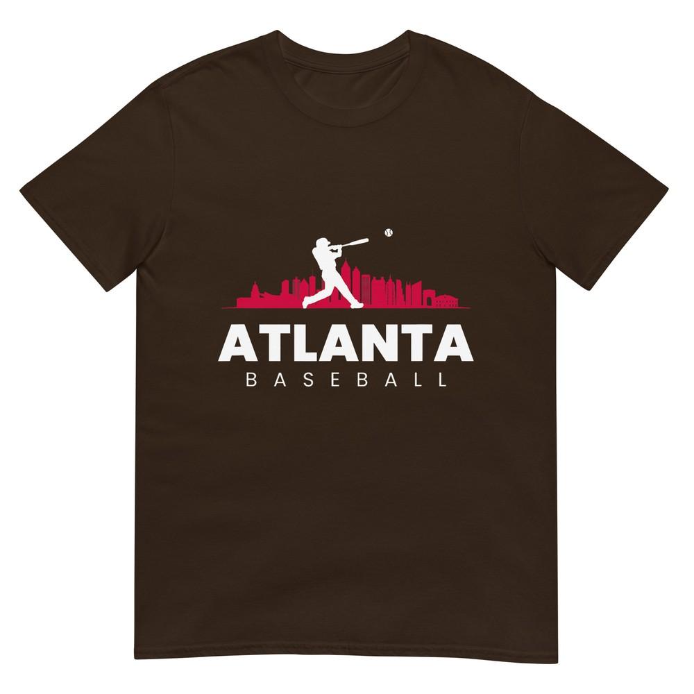 Atlanta Baseball Vintage Minimalist Retro Baseball Lover Tshirt