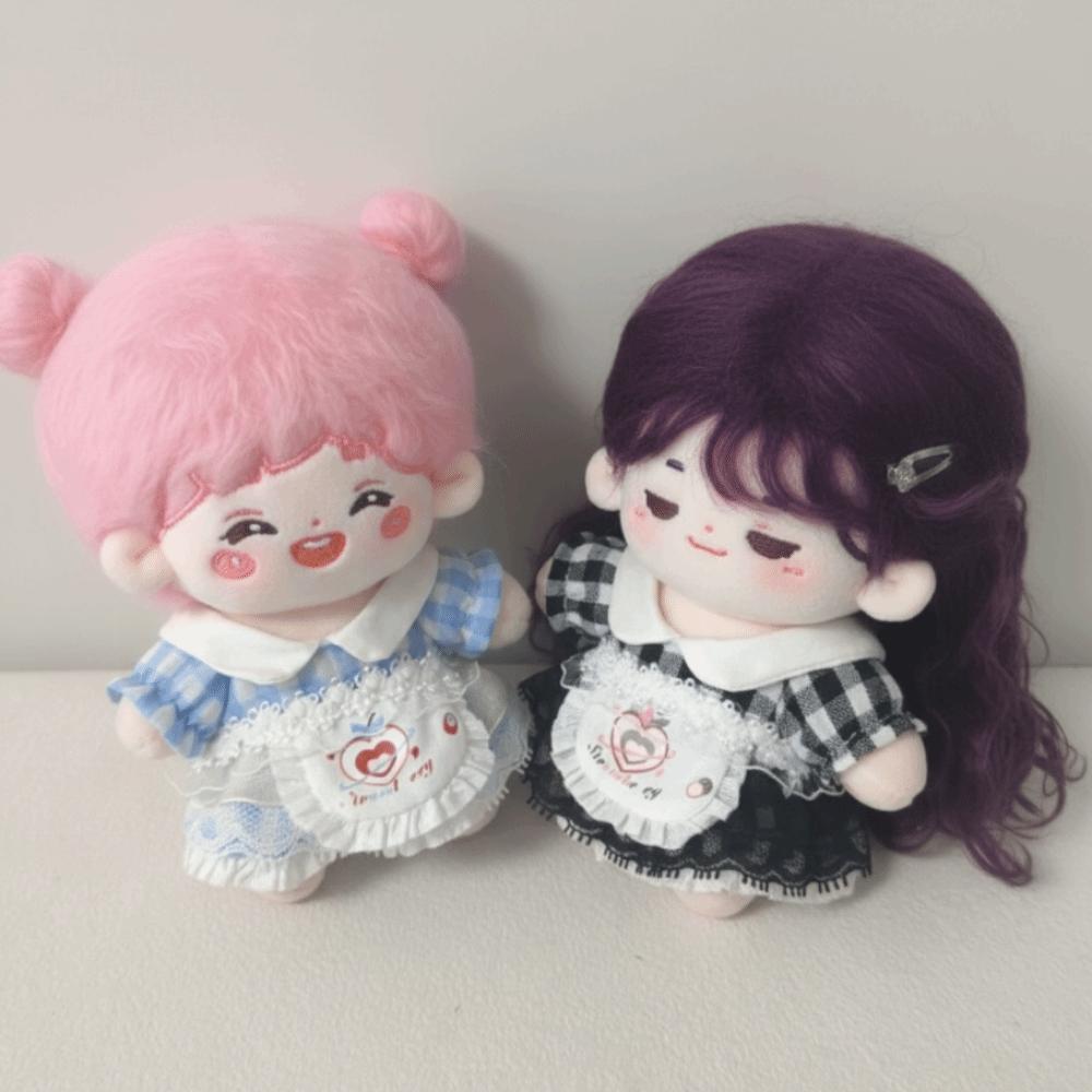 with Apron Doll Clothes Outfit Cute Doll Dress Up Set 10cm Cotton Doll Clothes Children's Gift