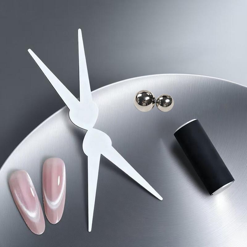Nail Art Nail Strong Magnetic Stick With Cat Eye Magnetic Ball Double Head Cylindrical UV Gel Magnet Tools Nail Design Tools