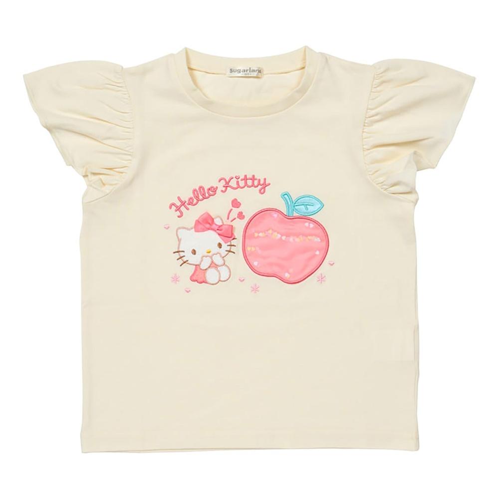 Sanrio Kids Short Sleeve T-Shirt Hello Kitty 120cm with Name Space 902411
