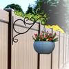 ABMH-Wall Hanging Plant Bracket, Retro Iron Metal Wall Lantern Wall Hanger For Hanging Plant Flower Bird Feeder