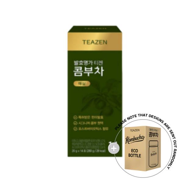

Teazen Жидкий напиток «Комбуча» со вкусом зеленой сливы – 20 г * 14 палочек в коробке (10 вариантов) # 1box(14sticks)+bottle