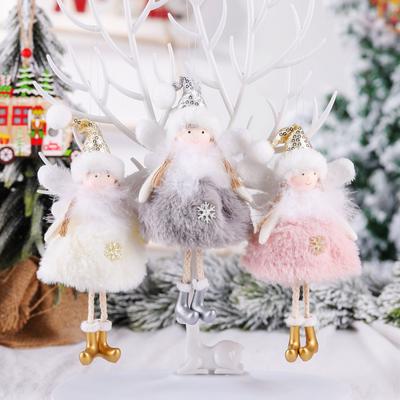 New Christmas Supplies Christmas Feather Angel Christmas Tree Decoration Pendant Small Pendant Christmas