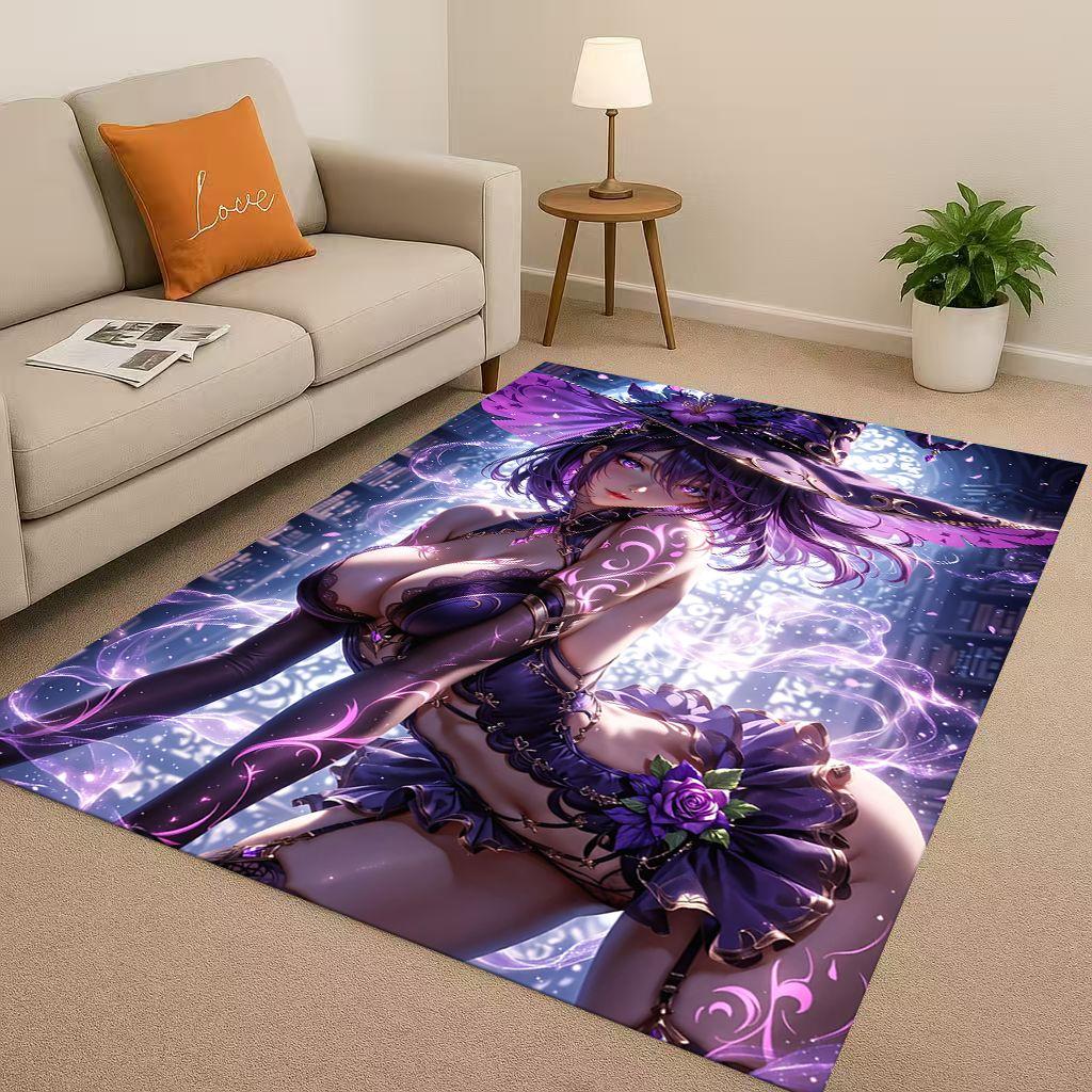27 Style Sexy Bikini Girls Cartoon Anime Characters Living Room Non Slip Area Rug Carpet for Bedroom Playroom Sofa,Doormat Gift