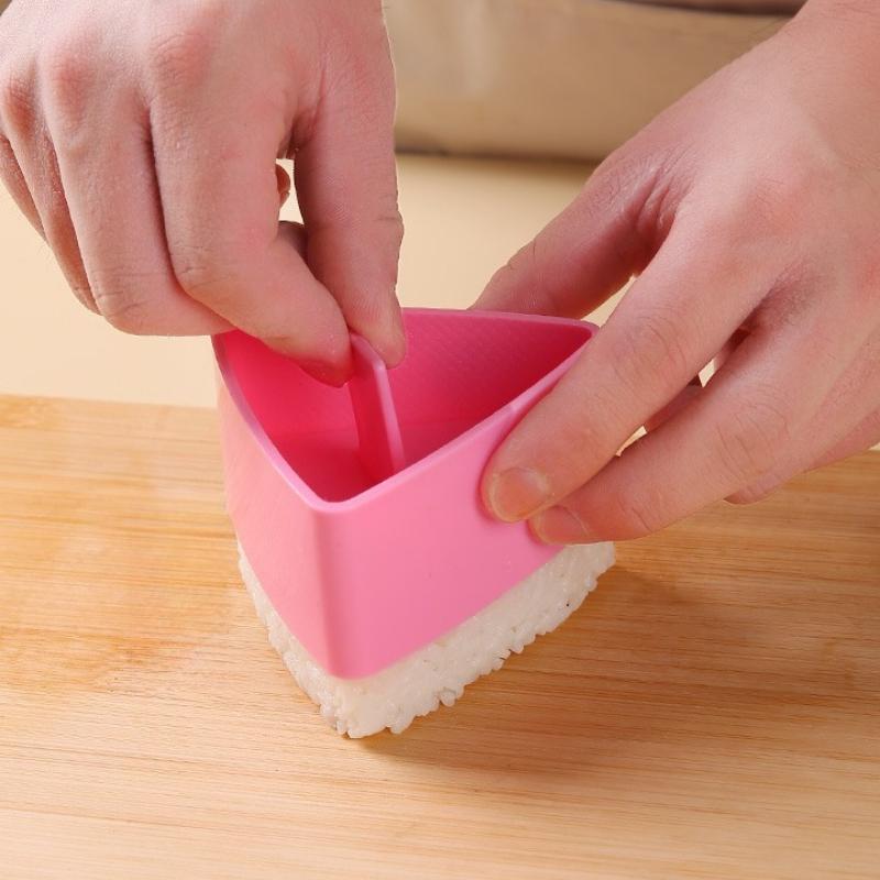 1pc Japanese-Style Triangle Rice Ball Mold Rice Presser Large Triangle Layered Rice Ball Mold DIY Sushi Nori Wrap Tool
