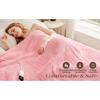 White Large Size Heating Blankets Plush Double Bed Sheets 8th Gear Constant Temperature Electric Blanket for Intelligence Timed Warmth and Thin Quilt