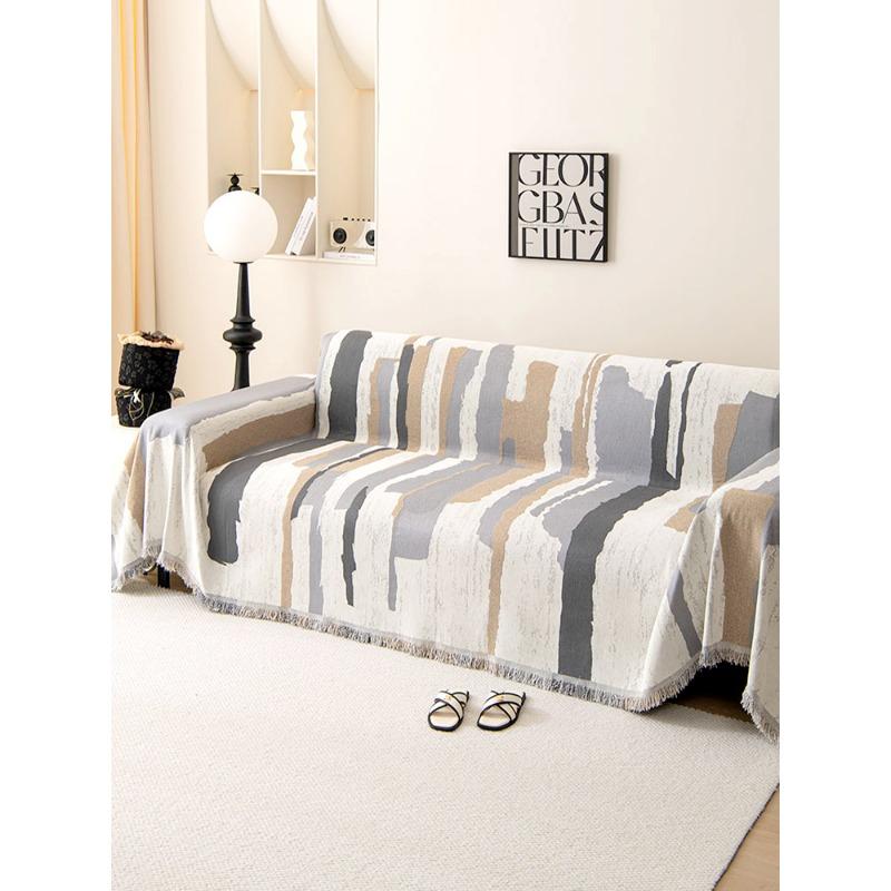 Colorful Chenille Sofa Cover Sofa Cover Cloth All Seasons One Piece Full Cover Sofa Cushion Dust Cover Blanket