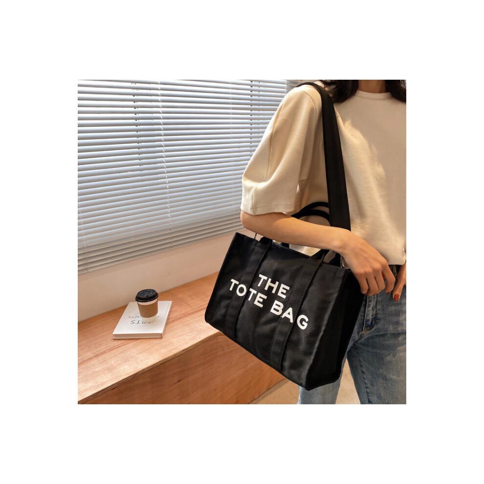 (black) Women Canvas Tote Bag The Tote Bag
