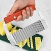 Stainless Steel Wave Blade Potato Slicer & Vegetable Cutter – Wolf Tooth Design