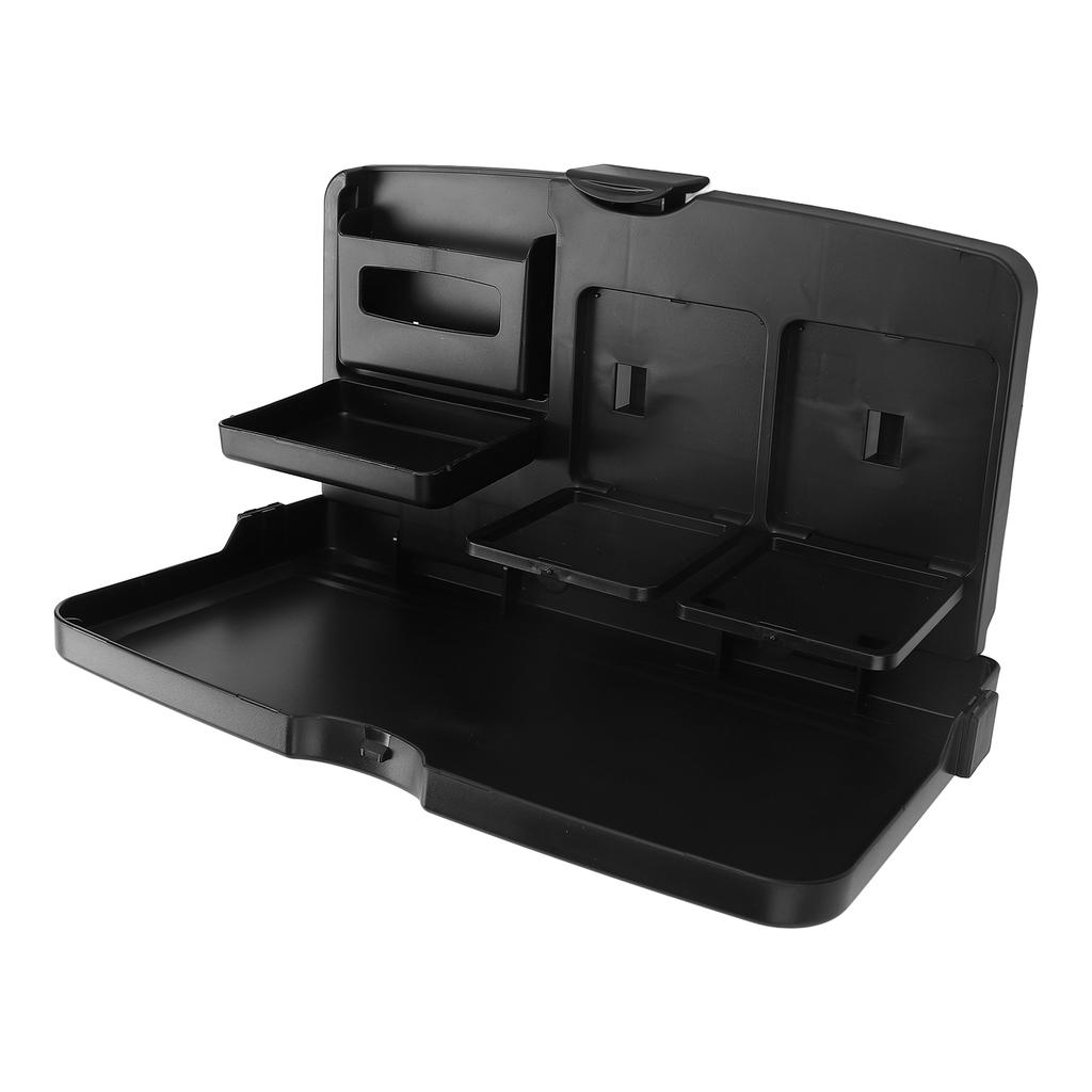 Car Back Seat Tray Table Foldable Auto Backseat Food Trays Desk Multifunctional Travel Tray with Phone Holder for