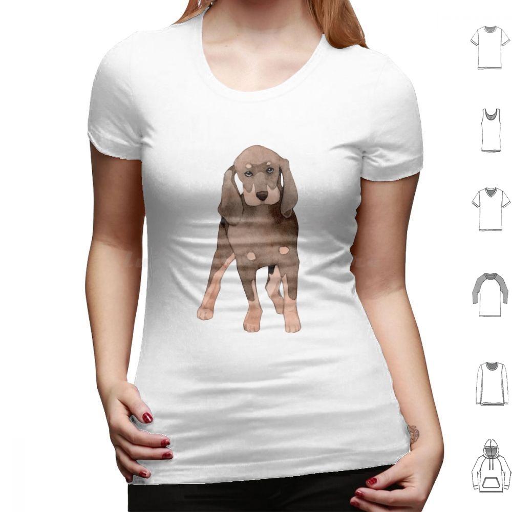 Cute Coonhound Puppy For Dog Lovers T Shirt 6xl Cotton Cool Tee Coonhound Dog Hound Redbone Coonhound Bluetick Coonhound Dogs