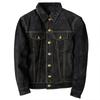 Genuine Sheepskin Leather Jacket Men Faux Suede Cowboy Coat Slim Fit Short Autumn Winter Fashion