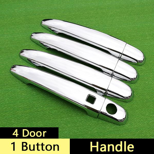 for Toyota 4Runner N210 2003 - 2009 Chrome Handle Cover Trim Set SW4 Hilux Surf 2004 2005 2007 Accessories Sticker Car Styling