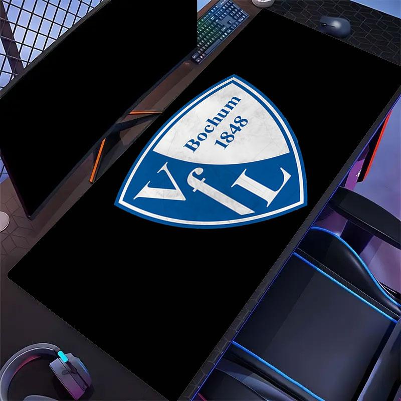 Bochum Mauspads, Große Gaming Schreibtischmatte, Rutschfestes XXL-Mauspad für Laptop & Tablet, Mini-PC-Spielmatte mit Genähten Kanten