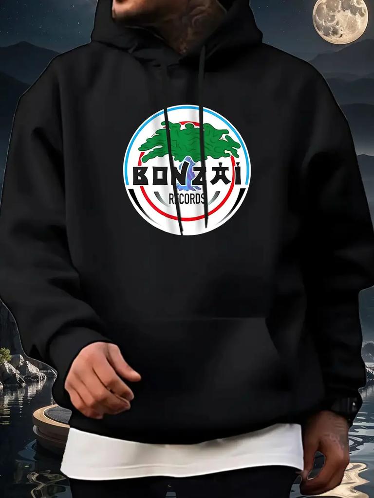 Heavyweight Hoodie - Dark Blue Pullover Sweatshirt for Cold Weather