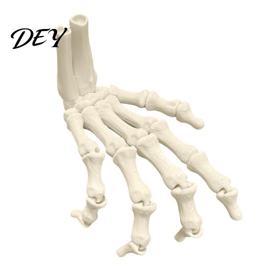 Handmade Bone Models for Party Halloween Skeleton Hands, 3D Printed Hand Bones Model, Realistic Scary Props Decorations Spooky Claw Prop Home