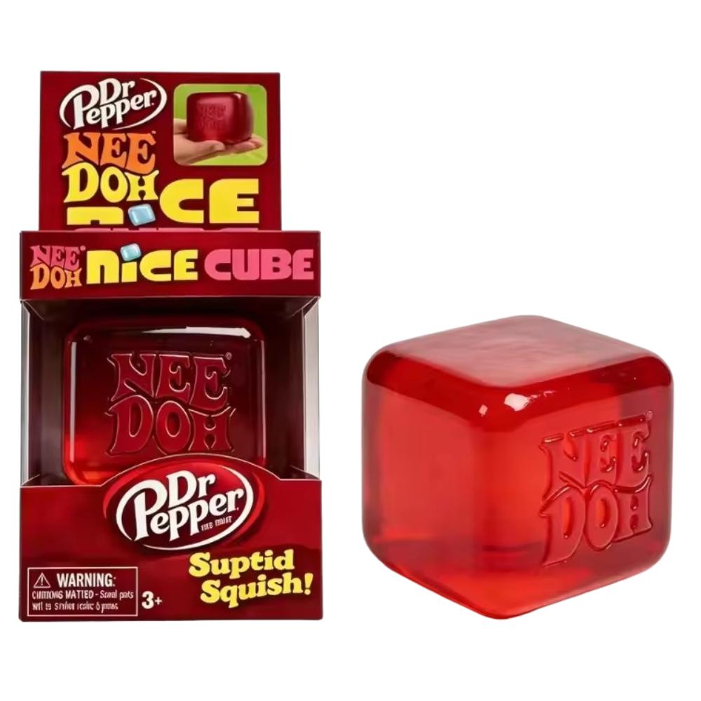 Schylling Nee Doh Nice Cube Soda Farbe Weiches Quetsch Fidget Spielzeug Stressabbau Farbblinde Box Geschenk