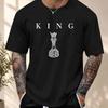 Unisex Amp 39 S King Chess T Shirt Designer For Urban Letter Streetwear Vintage Comfortable Fashion Soft Unisex Slightly