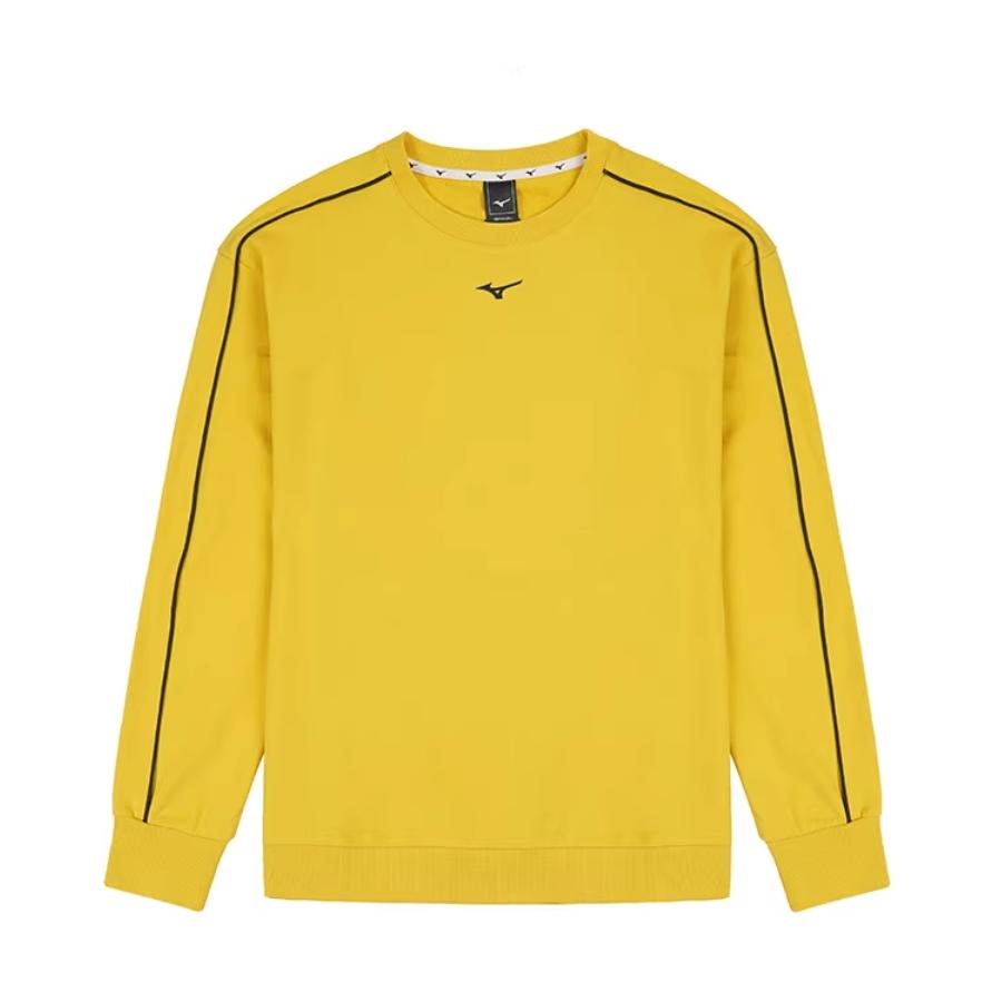 

Mizuno Round Neck Casual Sports Comfortable Long Sleeve Sweatshirt Men sweatshirt Yellow K2CC15AB 2XL