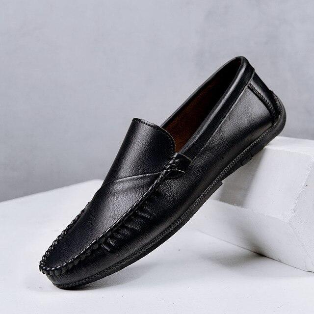 Mokasíny Pánské boty Pánské ležérní kožené boty Pánské designové boty Společenské boty Pánské společenské boty Pánské mokasíny Luxusní boty pro muže