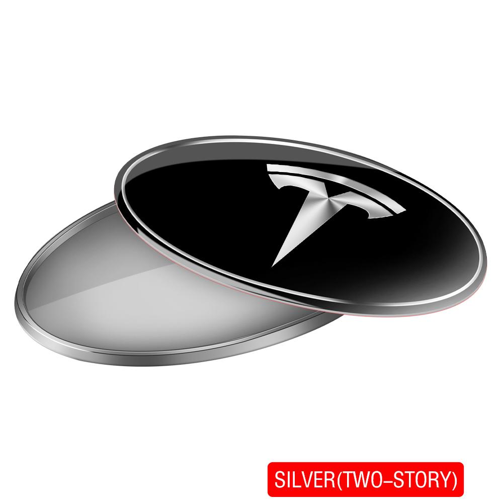 Car Aluminum Logo Side Body Fender Sticker Trunk Decoration For Tesla Model 3 Model S Model X Model Y Cybertruck Roadster SpaceX