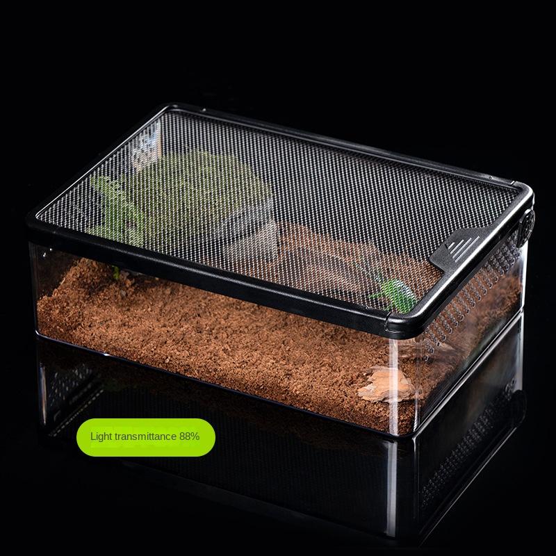 Crawler Box Breeding and Breeding Box Horn Frog, Hamster, Snake Cage, Turtle Tank, Small Pet Anti Escape Crawler Box, Pet Supplies