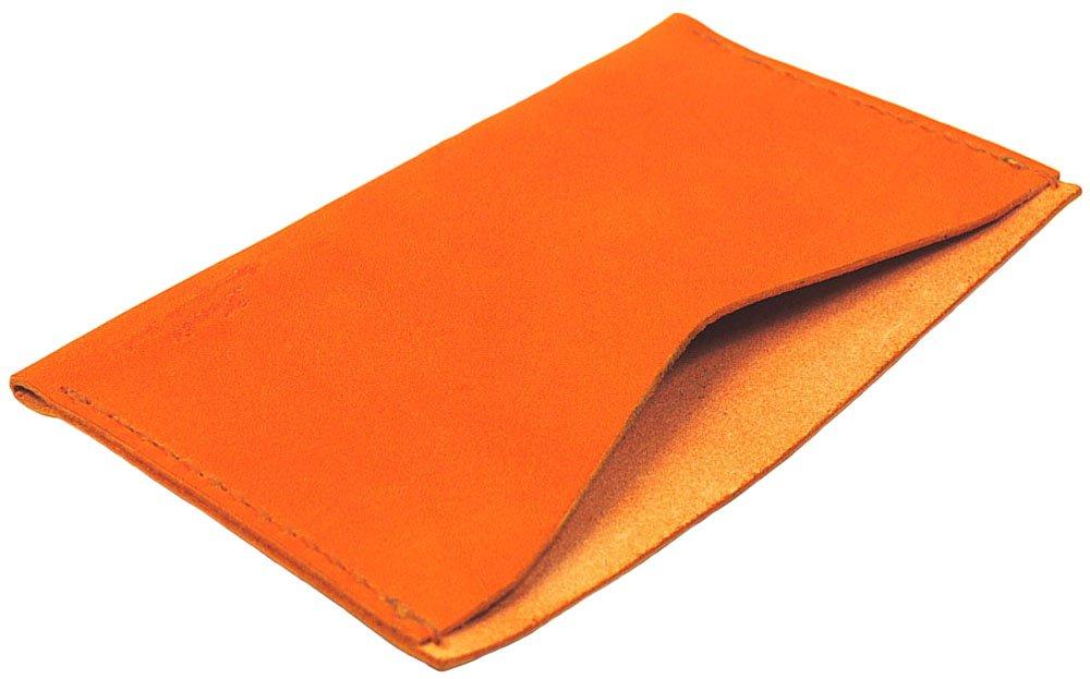 Zenith Natural Leather Passbook Case Light Orange B-0129,