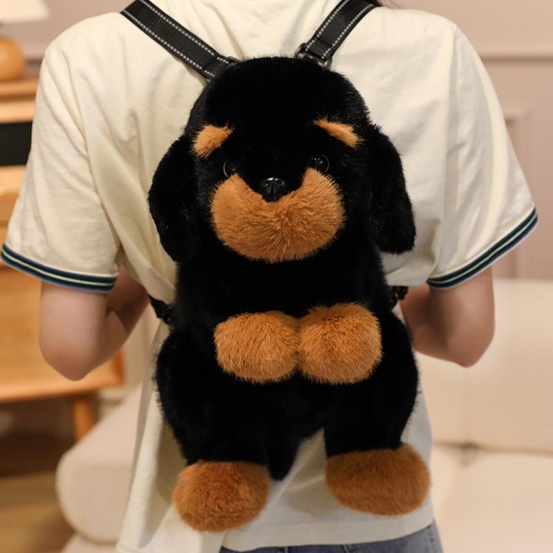 Niet-giftige 45cm Nieuwe Stijl Dierlijke Pluche Rugzak HondKat Pluche Rugzak Mode Zachte Crossbody Tas Modeartikelen Verjaardagscadeau