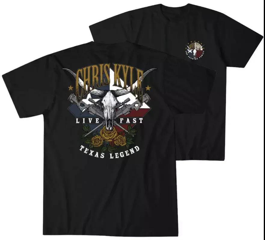 

American Sniper Chris Kyle texas Legend Military Grunt T-Shirt 100% Cotton O-Neck Short Sleeve Summer Casual Mens T-shirt 4XL