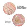Hair Claw Anti-slip Teeth Hollow Heart Design Hair Clip Medium Size Back Head Shark Hair Claw Strong Grip Hair Accessory