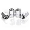4pcs Aluminum Alloy Car Wheel Tire Valve Caps Tyre Rim Stem Covers Dustproof Tire Cap For Honda Toyota Seat VW Ford Accessories BT1