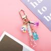 Men Women Bag Pendant Acrylic Floating Fruit Fashion Accessories Keyholder Key Ring Bear Key Chain