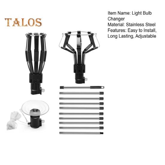 Vantuzlu Ampul Değiştirici Seti Kolay Kullanım Yüksek Erişimli Çubuklu Ampul Değiştirici Ampul Sökme Aleti