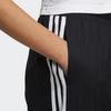 Adidas Neo Logo Tape Cuffed Track Pants Women Bottoms Black HM9561