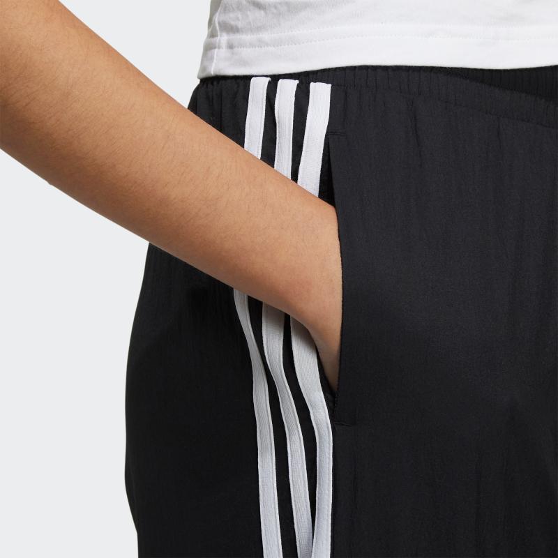 Adidas Neo Logo Tape Cuffed Track Pants Women Bottoms Black HM9561
