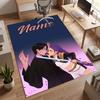 Rumi e Jinu (50) Tappeto da Ufficio Personalizzato con Nome Decorazione Elegante per Soggiorno Camera da Letto Cucina