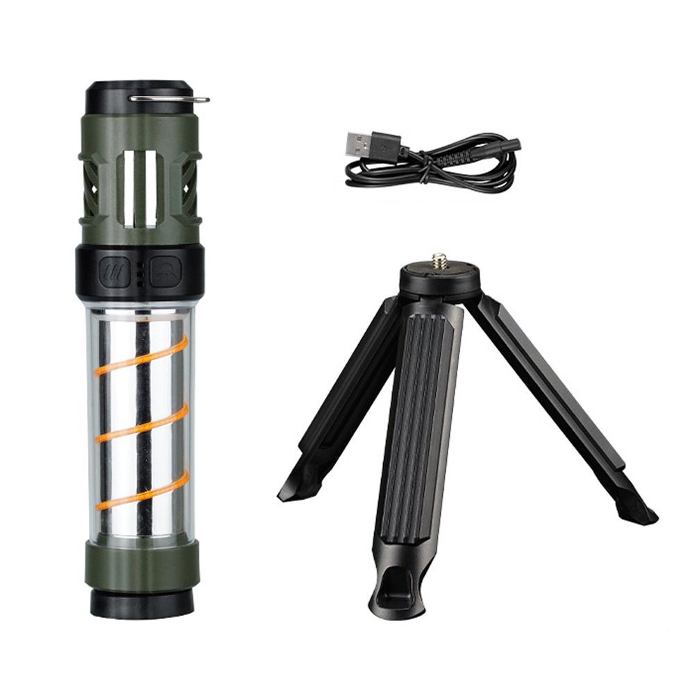 

Светодиодный светильник для кемпинга, многофункциональный противомоскитный светильник, палатка, окружающее освещение, портативный перезаряжаемый чёрный