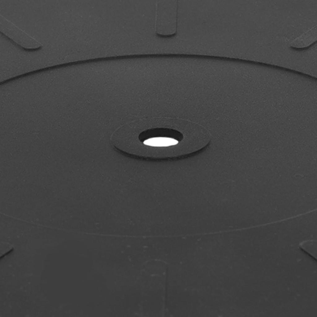Asixxsix Turntable Platter Rubber Turntable Platter Slip Compatible with All LP Record Reduces Vibration and Improves Sound Quality Mat, 7-inch Mat,
