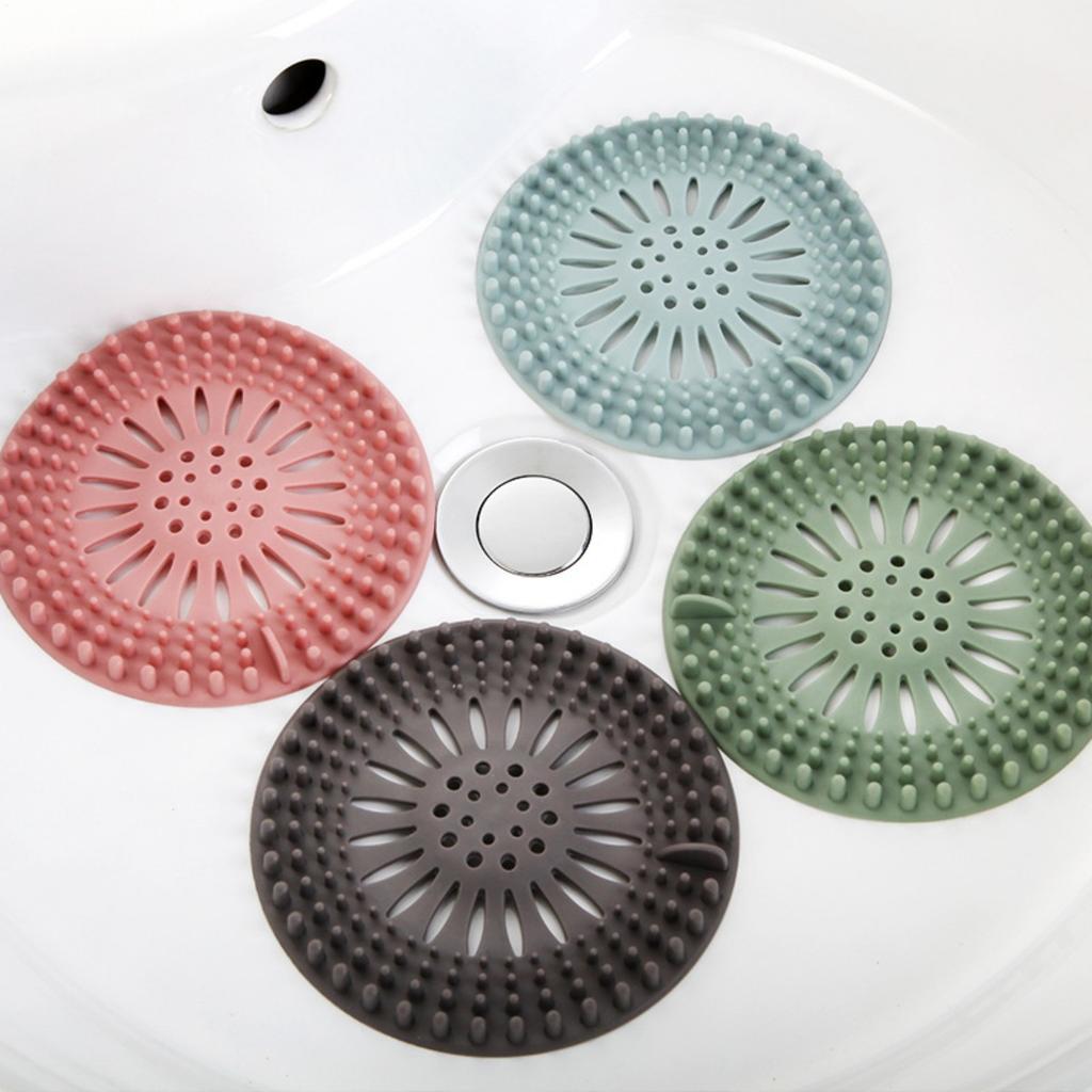 Ensemble de filtres à cheveux anti-colmatage - convient aux filtres d'évier dans les salles de bain et les cuisines de camping-car, facile à utiliser et à nettoyer, conception multicouche, ajustement plus serré