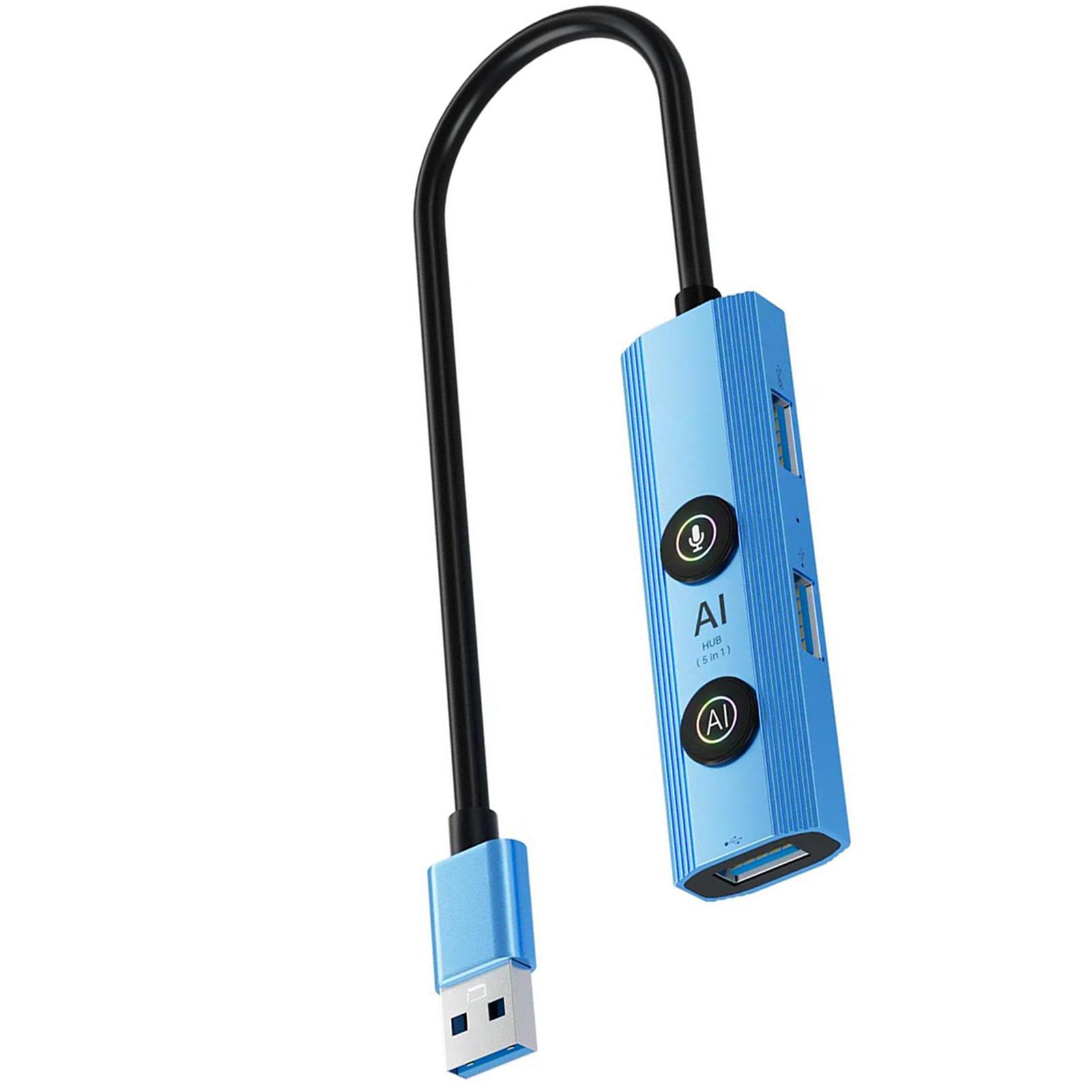 

Smart AI Docking Station Voice Translation Multifunctional USB Hub with GPT Deepseek USB interface